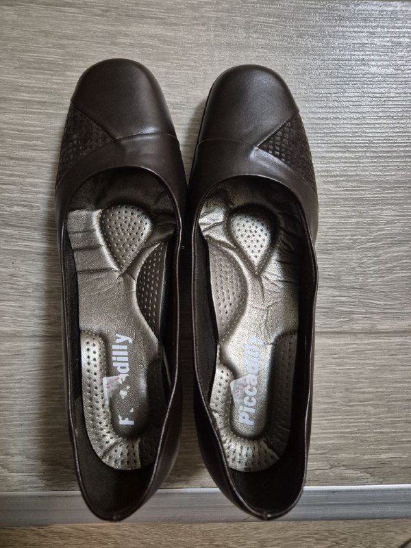 Туфли на каблуке Piccadilly коричневые 34 размер 3