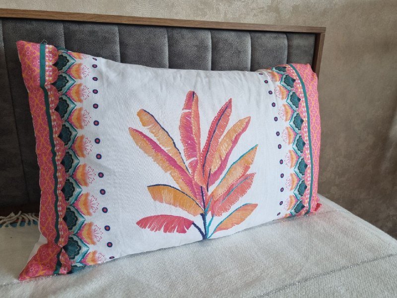 Декоративная подушка со съемным чехлом, Наволочка Palmy Patch English Home 7