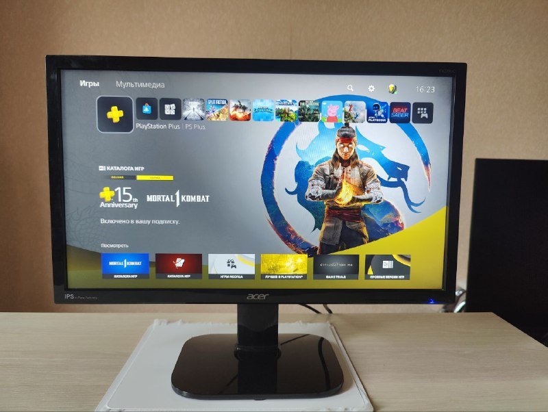 UDTV 43U6210 43" 4K UHD Smart TV, AOC Q27G2E/BK 27" 2K Gaming Monitor, Acer KA220HQ 21.5" Full HD Monitor, Deepcool M-Desk F3 Monitor Stand 3