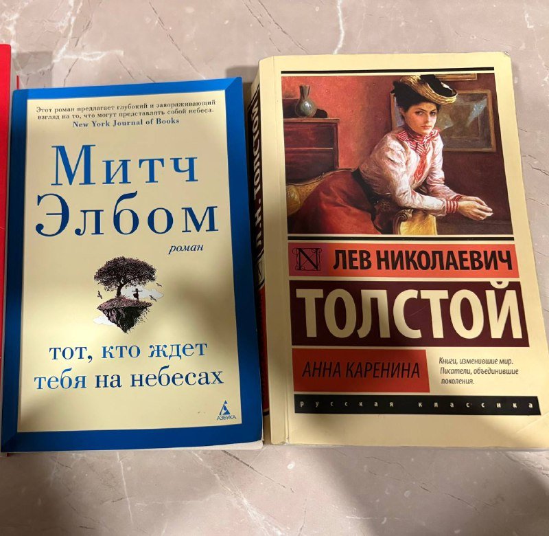 Книги Митч Элбом и Лев Толстой Анна Каренина