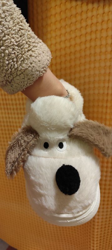 Новые домашние тапочки с собакой размер 39