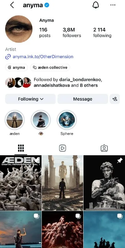 Билет на Anyma в Стамбуле