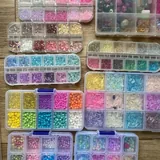 Puzzle, bead set, linen canvases 3