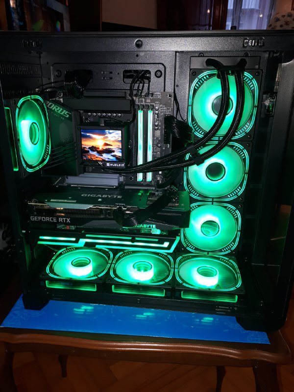 Компьютер с монитором AOC Q27G2E, RTX 3070, i5-12600K, 32GB DDR5