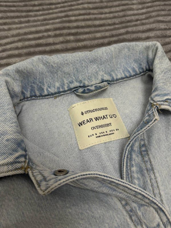 Сумка Poléne, Джинсовка Stradivarius голубая варенка 8