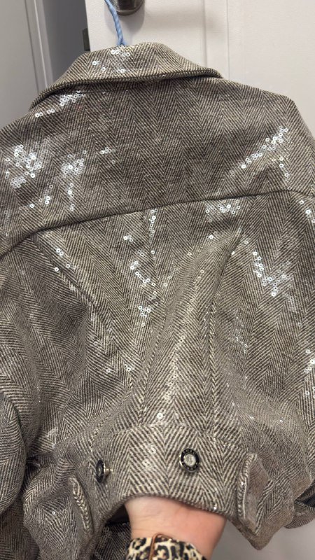 Новая куртка Polo Garage пайетки байкерская S 3