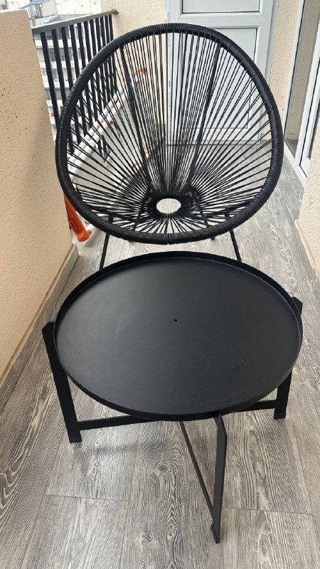 Комплект уличной мебели: стол и кресла для балкона 2