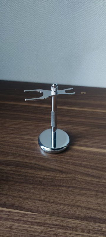 Подставка для бритвы и помазка из нержавеющей стали