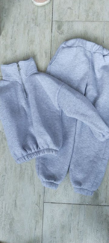 Теплый детский костюм рост 128