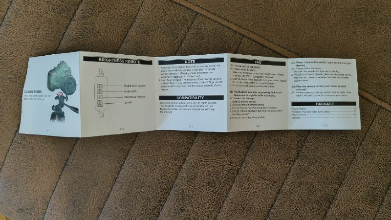 Штатив с кольцевой лампой, пульт, сумочка 5