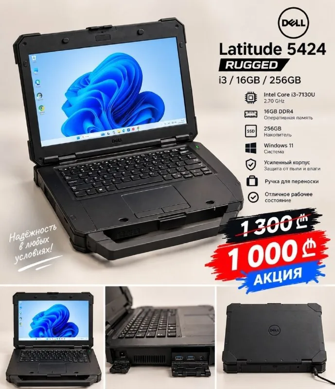 Защищённый ноутбук Dell Latitude 5424 Rugged