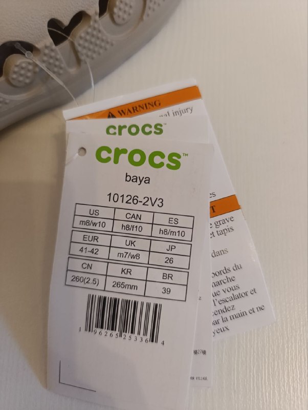 Crocs Baya новые оригинальные бежевые, размер 41-42 6