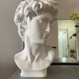 Голова Давида, цветочный горшок 1