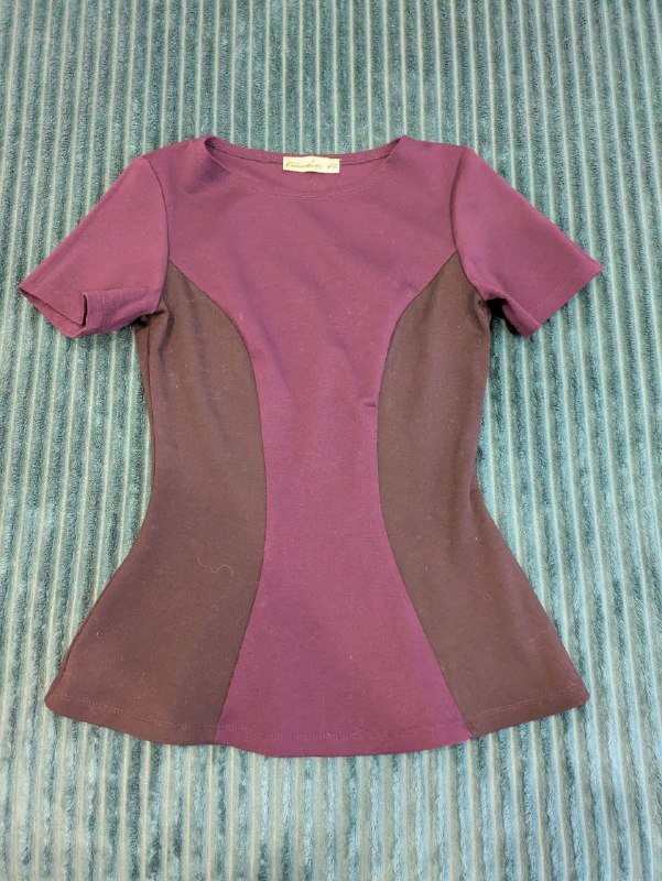 Блуза майка с баской 42 р-р