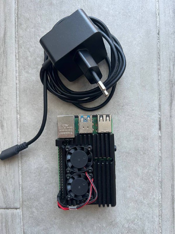Raspberry Pi 4 4Gb, радиатор, оригинальный блок питания