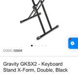 Синтезатор Casiotone CT-S200, стойка Gravity KSX2 4