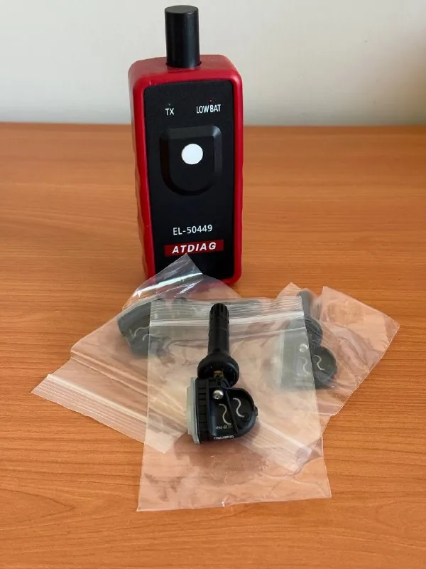 Прибор для прописывания TPMS, датчики давления
