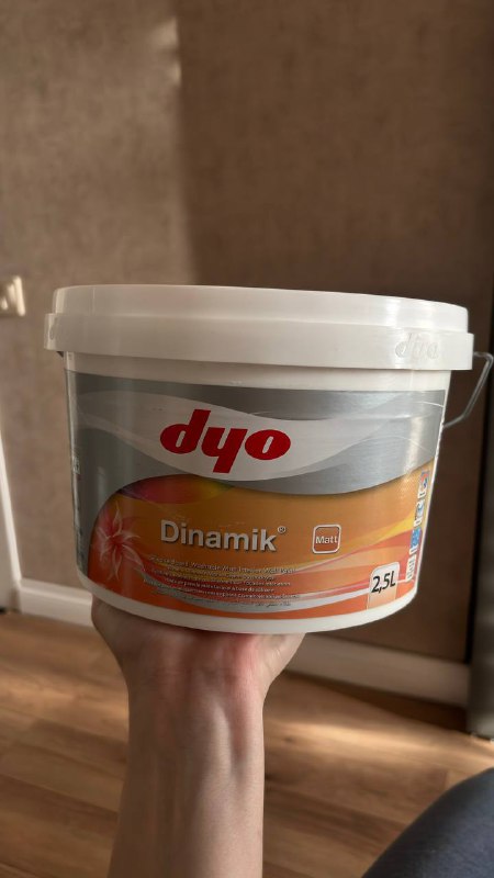 Новое ведро краски dyo 2,5л, матовая белая