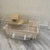 Домик для хомячка, игрушки, миска, бутылочка, песочная ванночка 4
