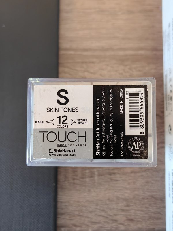 Маркеры Touch, скетчбук Mont Marte 4
