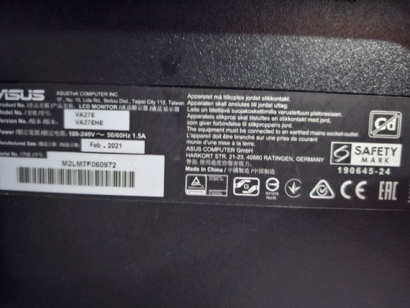 Монитор Asus 27 VA27EVA 4