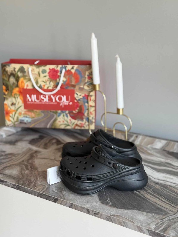 Оригинальные кроксы Bae Clog черные размер 34-35