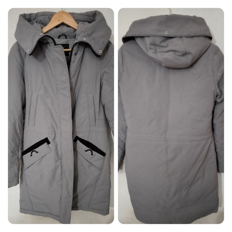 Зимний теплый пуховик, серебристое платье, чехол для оголовья наушников