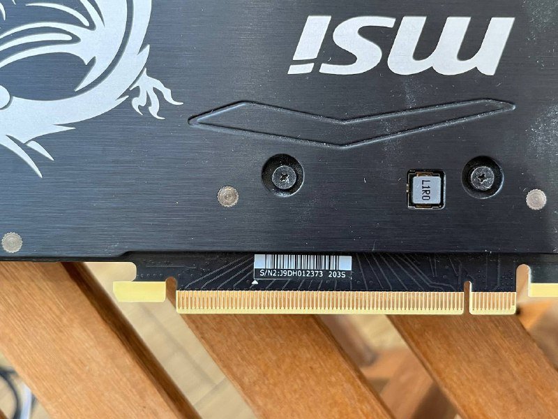 MSI GeForce RTX 2060 SUPER ARMOR OC видеокарта 5