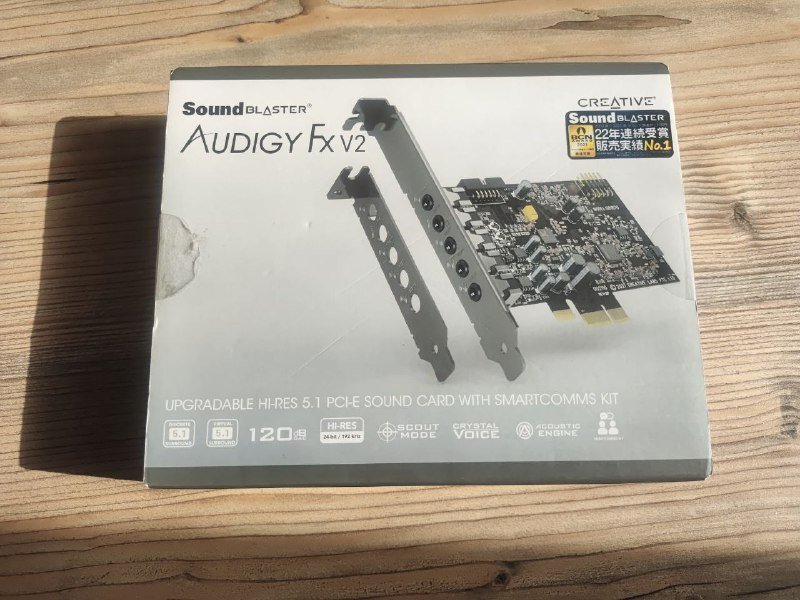 Звуковая карта Creative Audigy FX V2, игровая мышь RAZER Viper