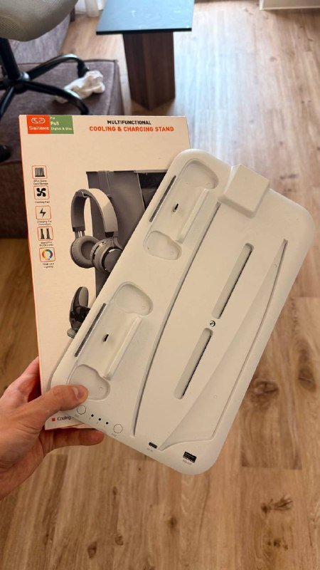 Подставка для PS5 с охлаждением и подсветкой