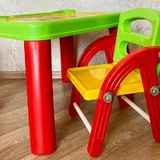 Стол и стул детские, волшебные палочки, магнитный конструктор 2