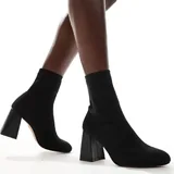 Бордовые кожаные сапоги Topshop Tiggy, чёрные ботинки ALDO Rowallan 9