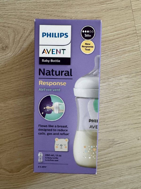 Бутылочка Philips Avent с антиколиковым клапаном