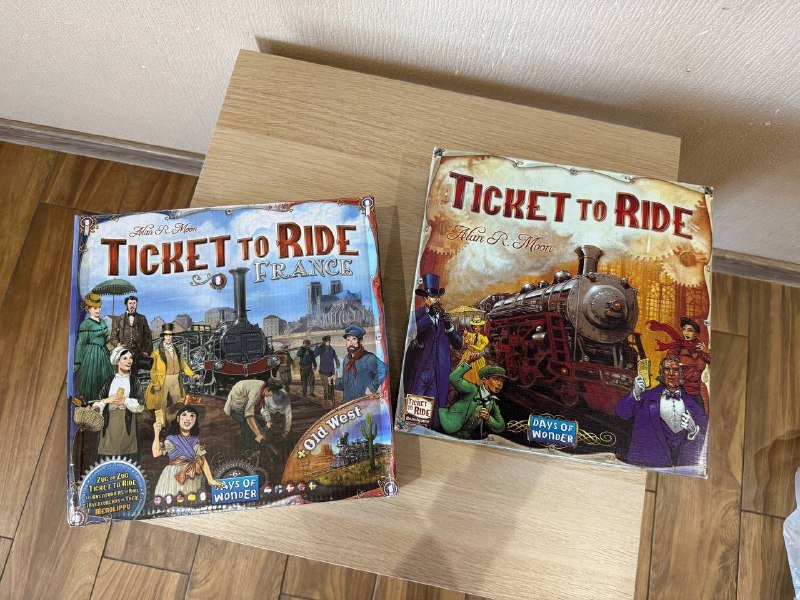 Ticket to Ride и дополнение France & Old West