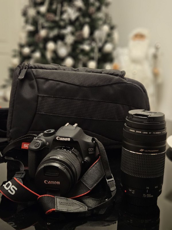 Объектив Canon EF 75-300mm, рюкзак для камеры 3