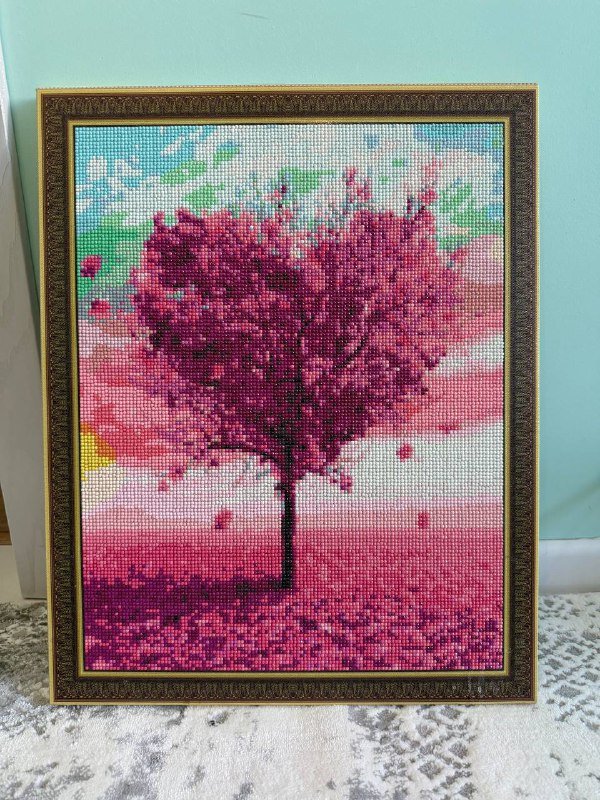 Картина из алмазной мозайки 34x44 см