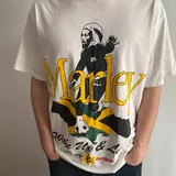 Мужские футболки, черная PULL&BEAR, футболка Bob Marley 3