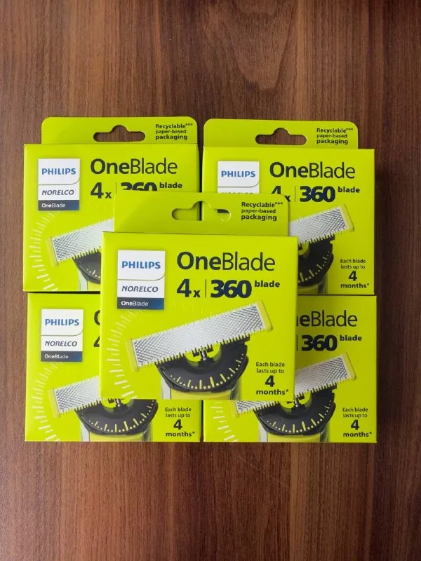 Philips OneBlade 360 лезвия, 4 штуки