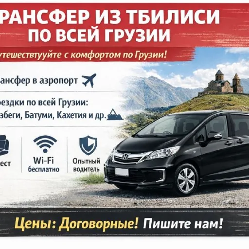 Трансфер из Тбилиси по Грузии