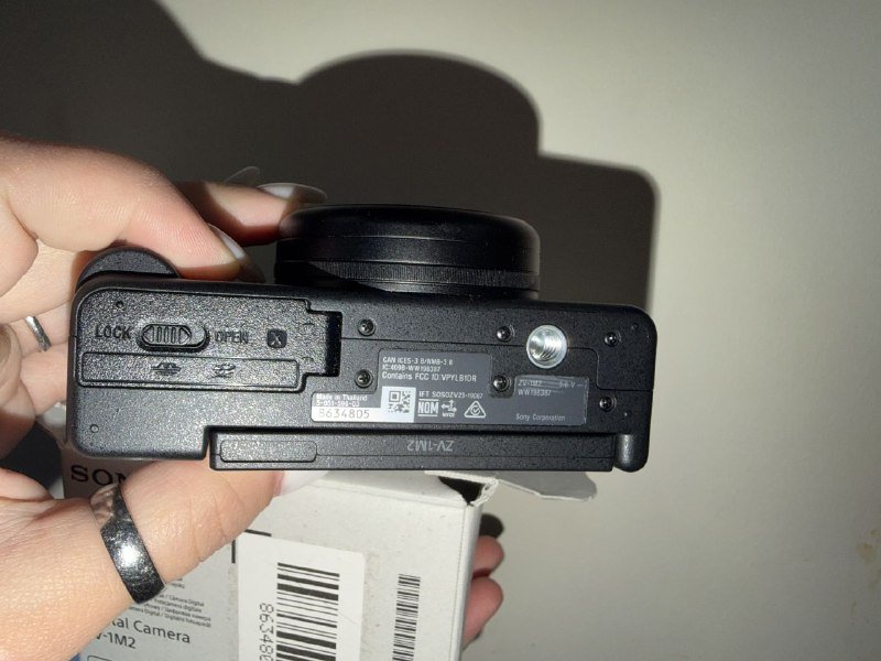 Sony ZV-1 II камера, накамерная вспышка 5