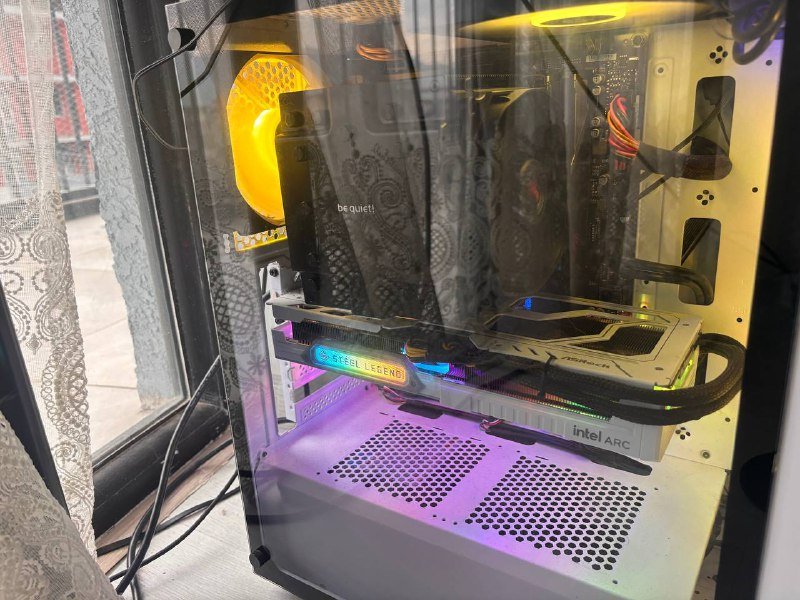 Мощный игровой ПК i5-13500 DDR5 32 ГБ Arc B580 SSD 1 ТБ Wi-Fi 5