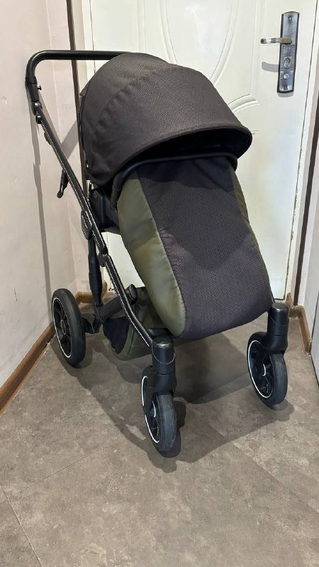 Коляска 2в1 цвет хаки 4