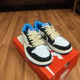 Кроссовки Air Jordan 1 Retro Low Travis Scott Fragment 2