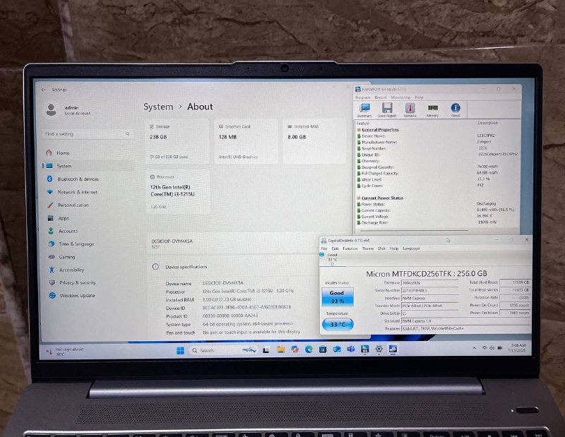 Ноутбук Lenovo Ideapad 5 i3-1215U 8GB 256GB SSD 6