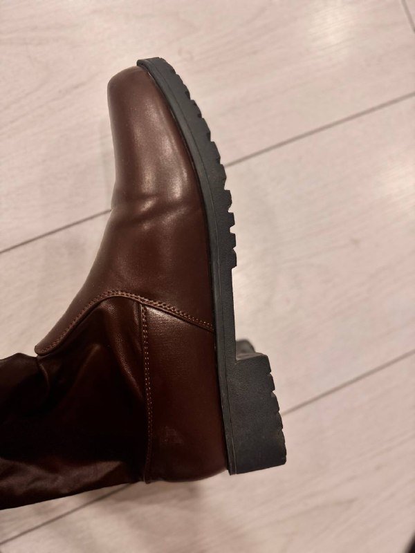 Сапоги ботфорты шоколадного цвета, размер 42 2
