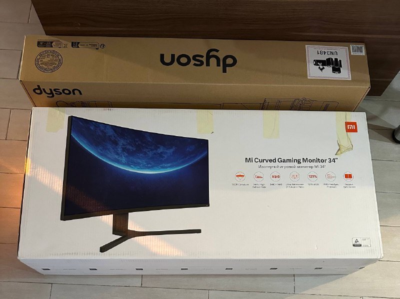 Монитор Xiaomi Mi XMMNTWQ34 34" Curved Gaming Monitor 2