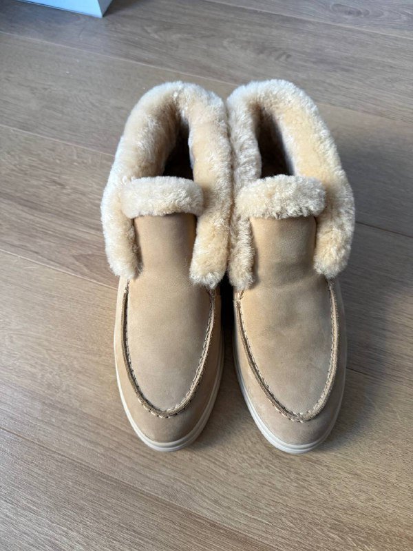 Женские ботинки с натуральным мехом и замшей 38-39 размер 3