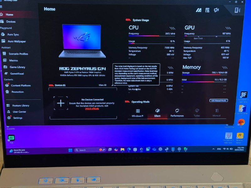 ASUS ROG Zephyrus G14 GA403 ноутбук Ryzen 9 RTX 5060 OLED 3