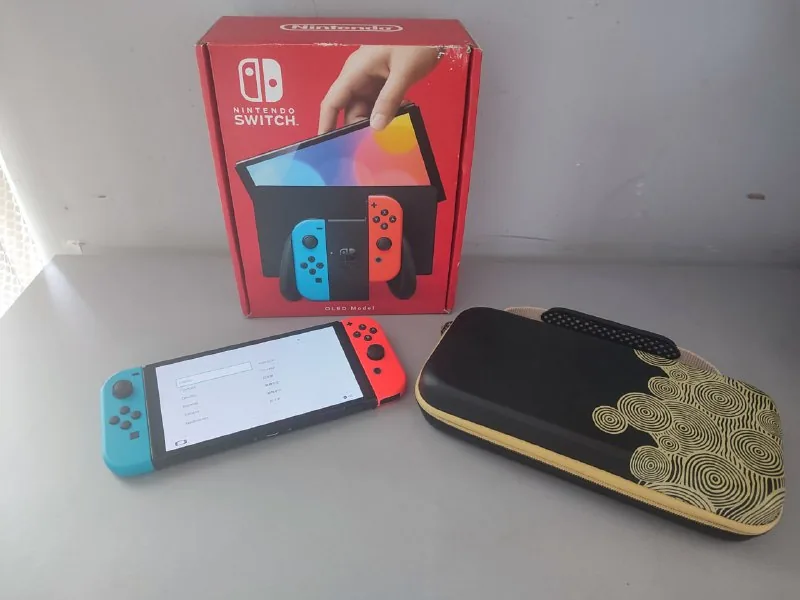 Nintendo Switch OLED, чехол 1
