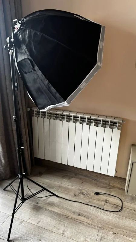 Комплект света для контента, софтбокс, кольцевая лампа, RGB свет 3